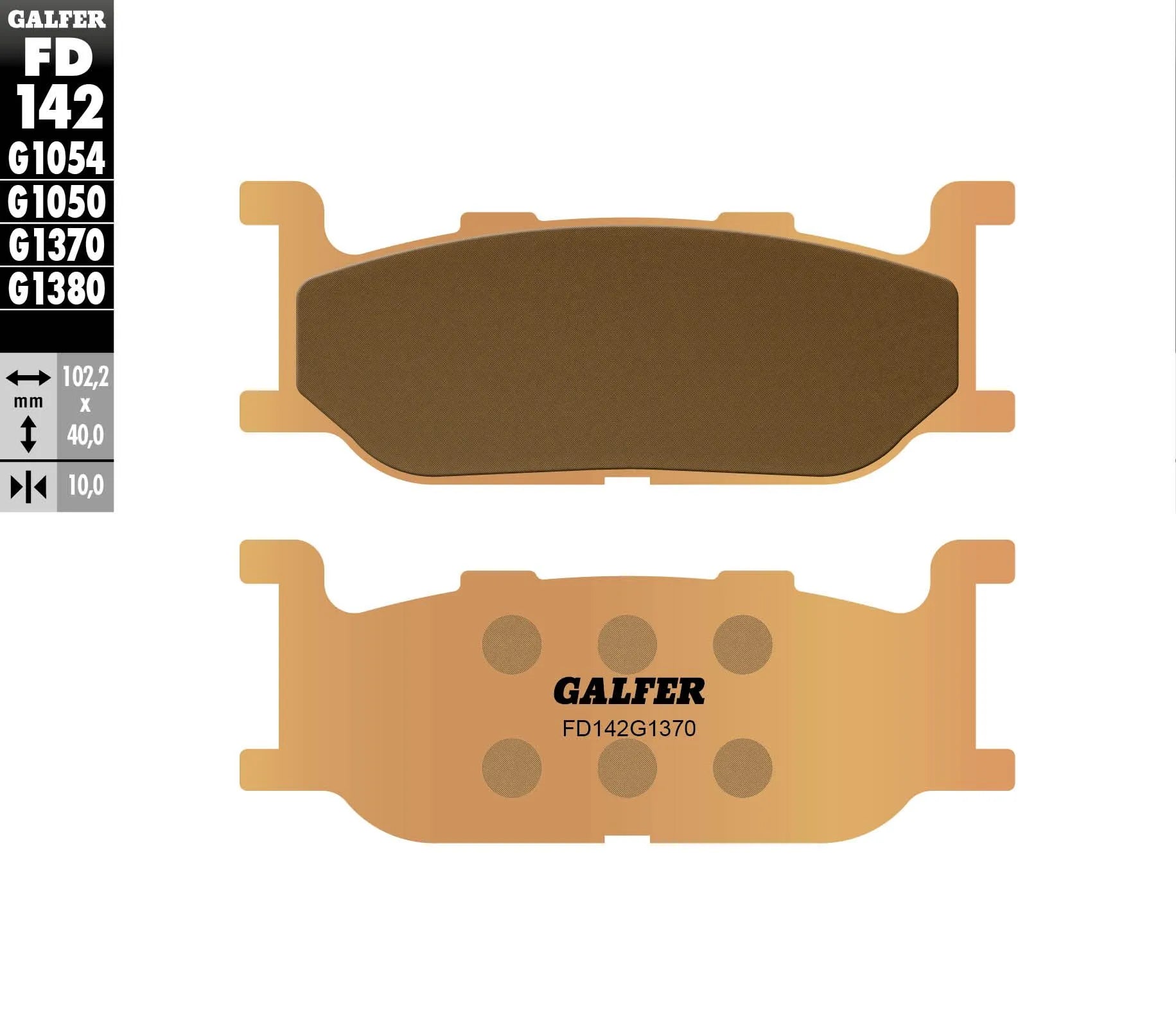 Galfer Hh Sintered Brake Pads - Front