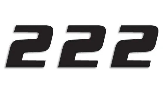 Blackbird Racing One Series Numbers - 3 Pack