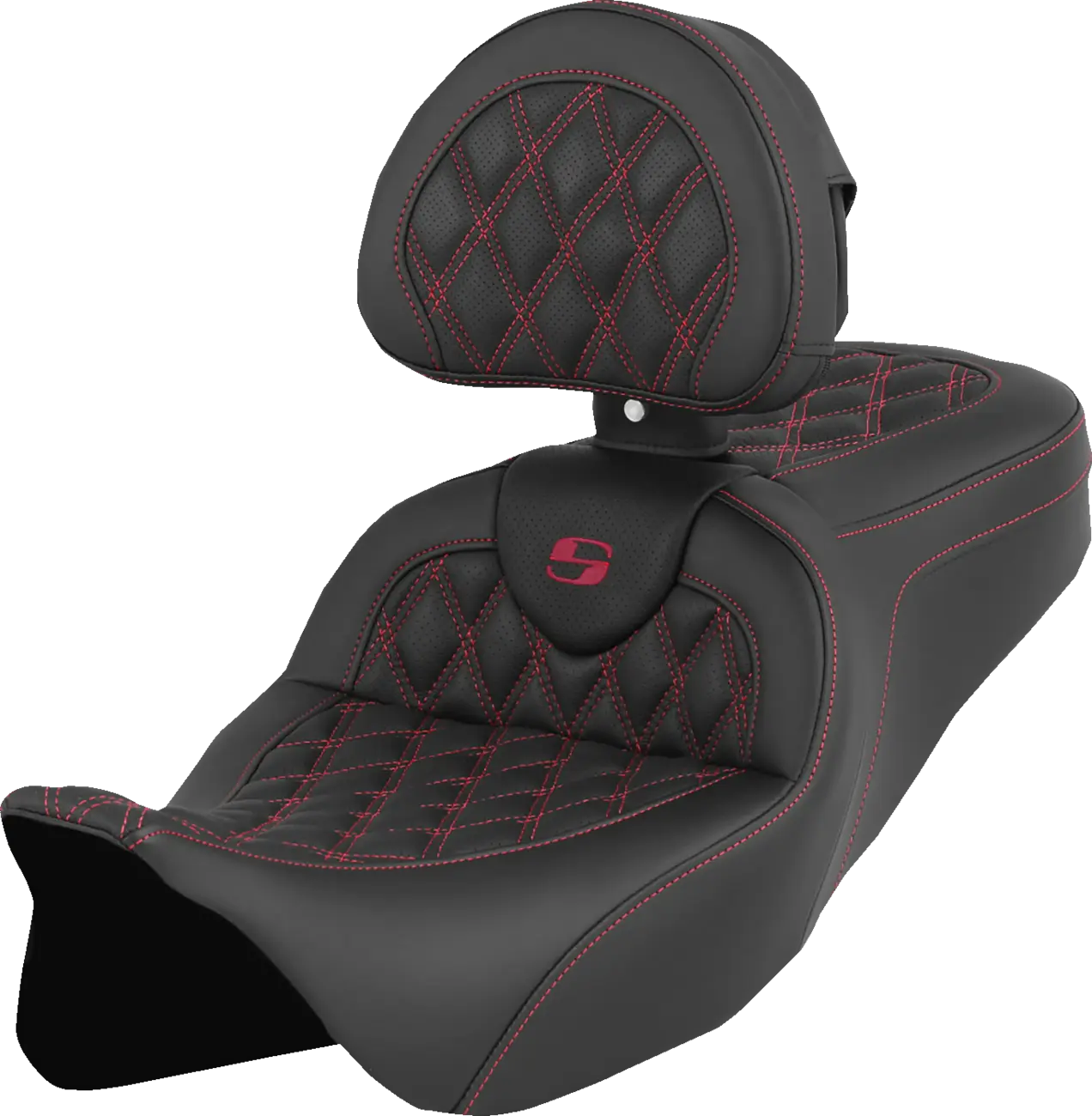 Saddlemen Roadsofa Lattice Stitch Seat - For Harley Davidson