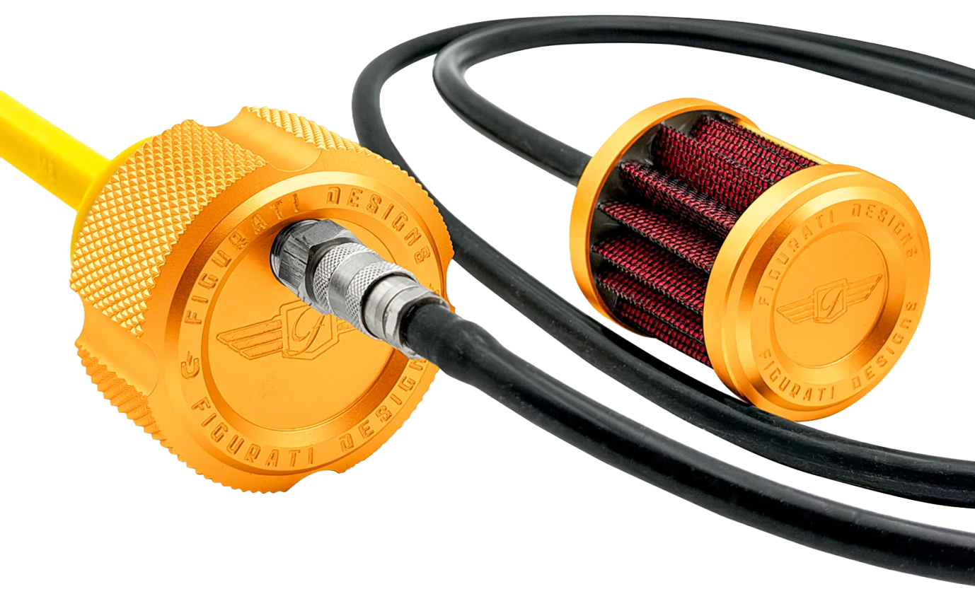 Figurati Designs Vented Dipstick Milwaukee Eight Touring – Gas- & Oil Tank