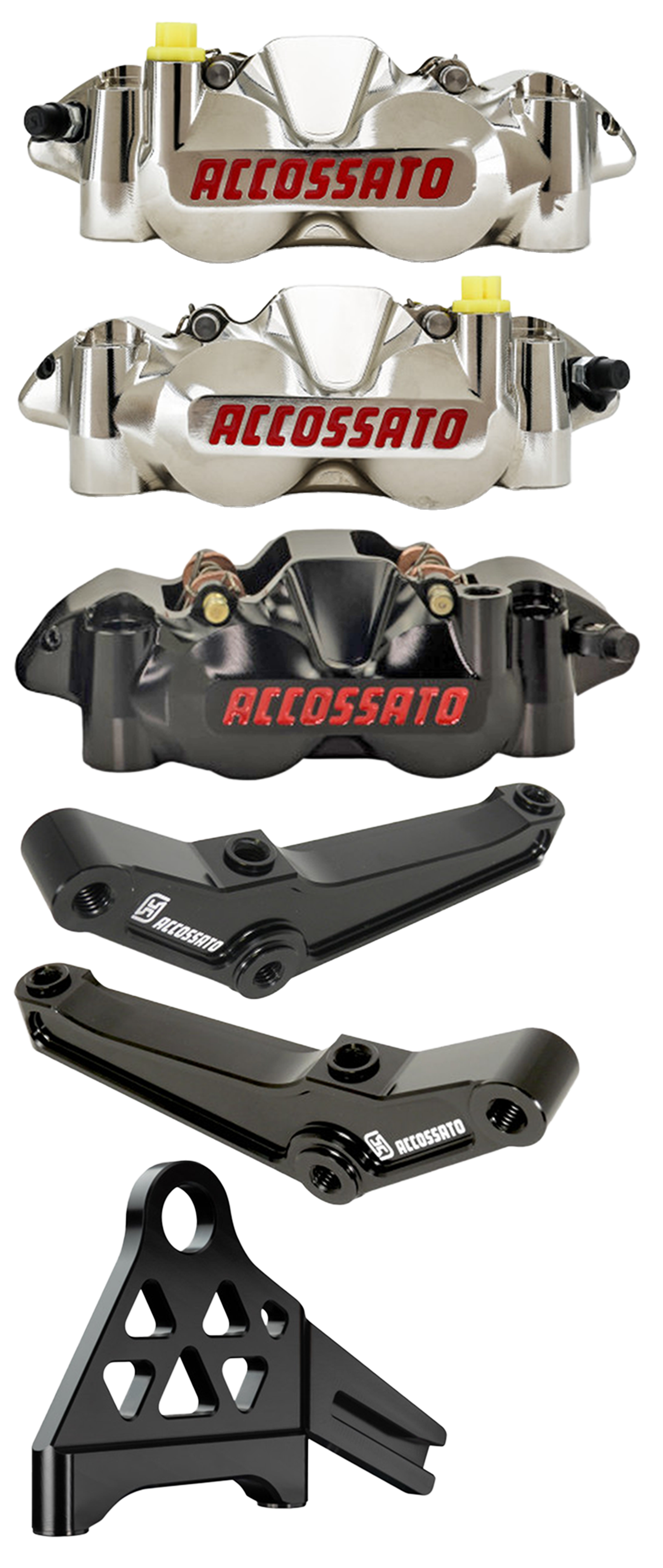 Accossato CNC Machined Radial Brake Calipers