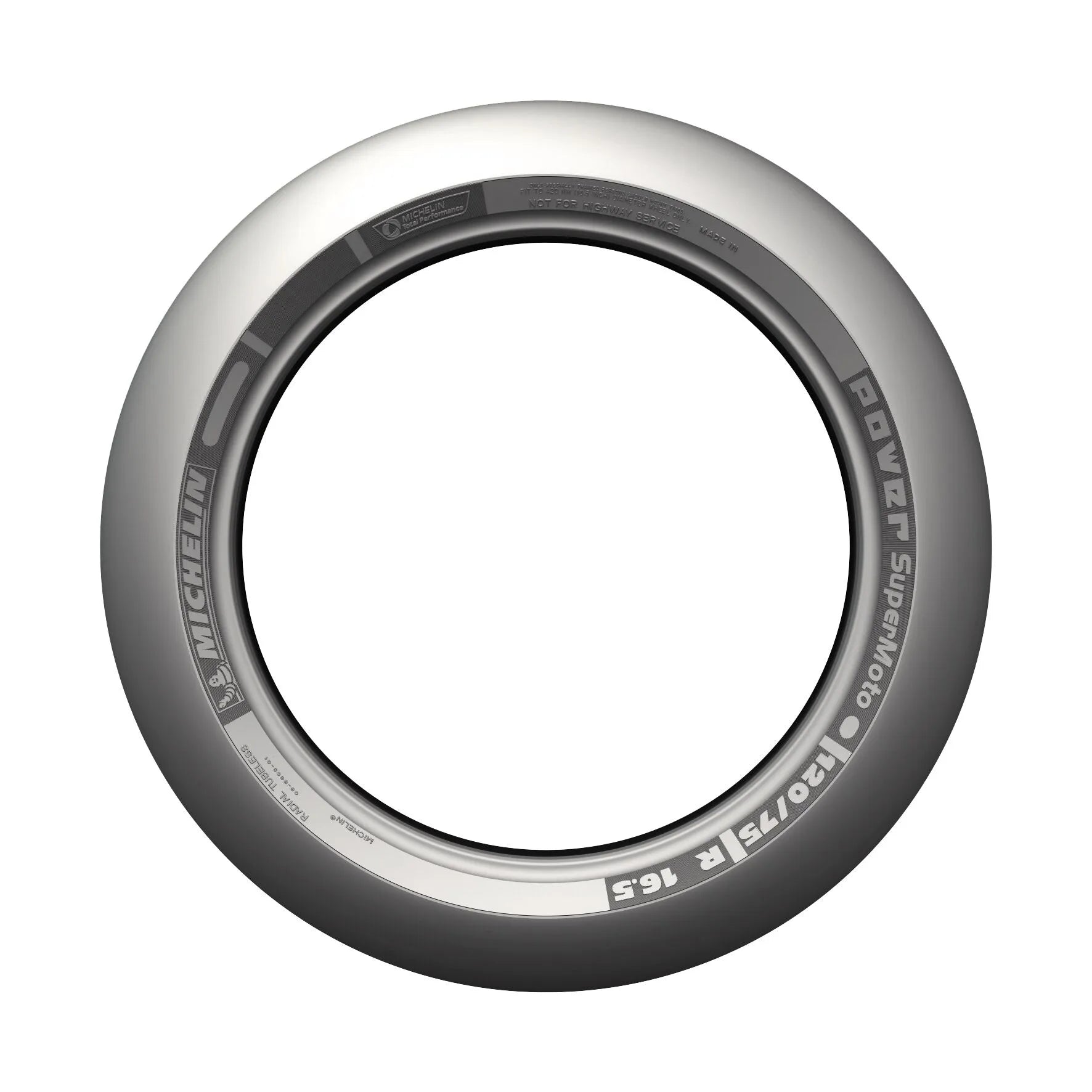 Michelin Power Supermoto Slick Tire - 120/75r16.5