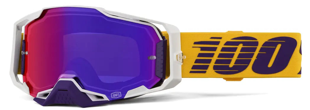 100% Armega Difenbak Goggle Purple Mirror