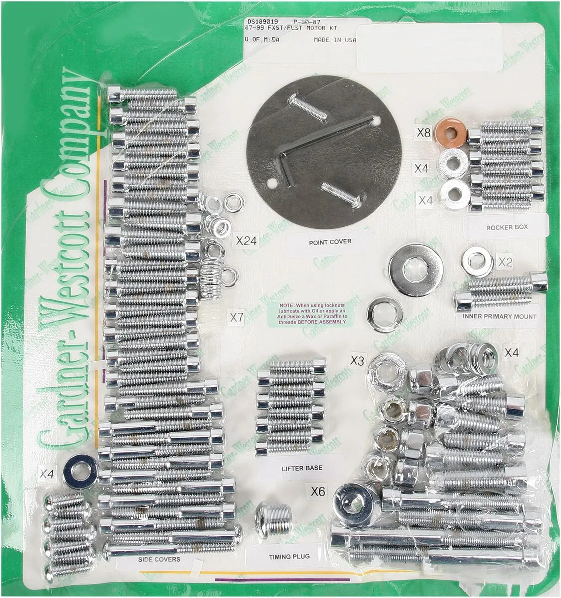Gardner-Westcott Big Twin Motor Set for Harley Davidson 1987-1999
