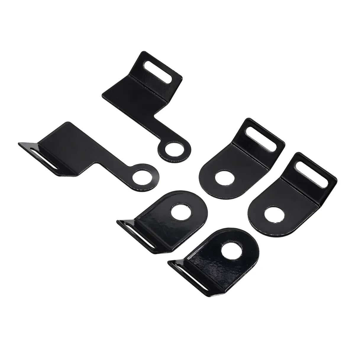 Thrashin Supply Co - Black Rear Saddlebag Brackets for Essential