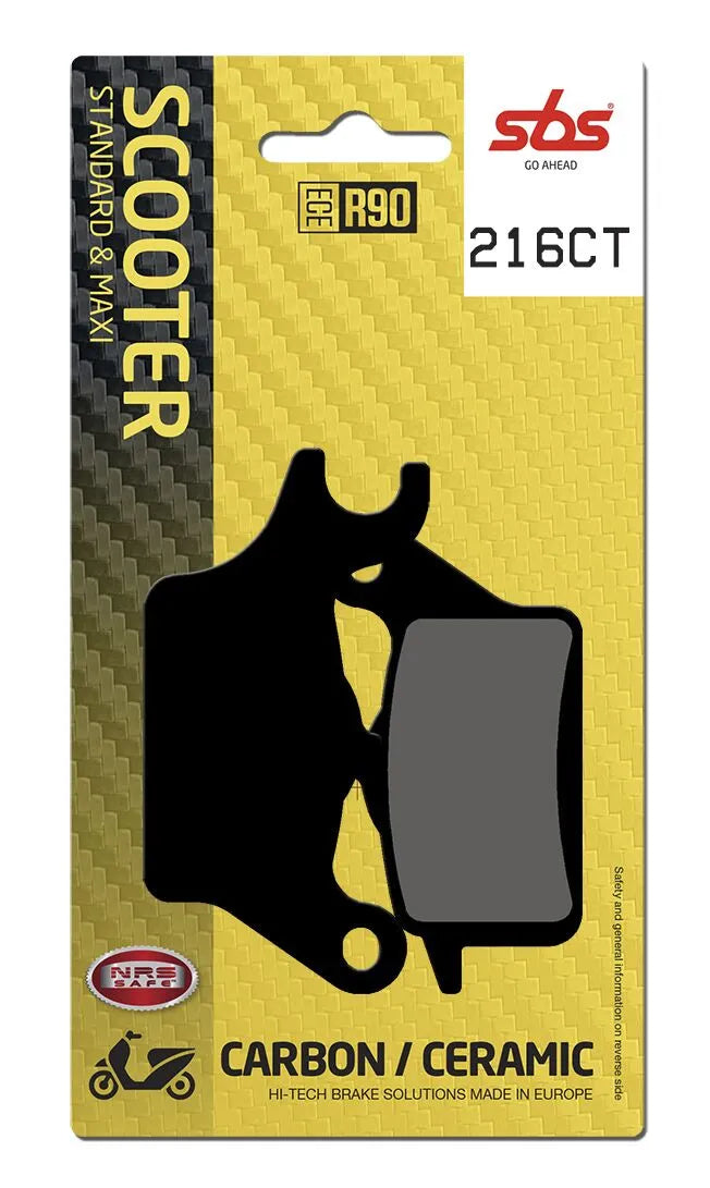 Sbs Ct Scooter Carbon Tech Organic Brake Pads