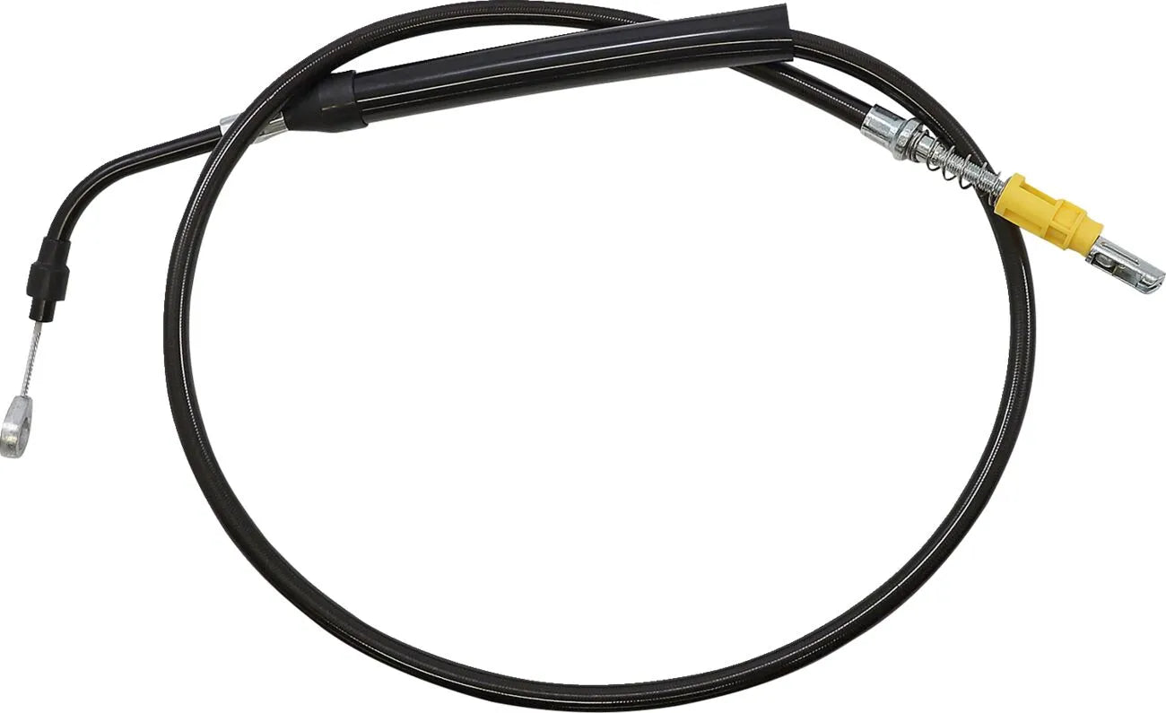 La Choppers Midnight Braided Clutch Cable for Ape Hangers