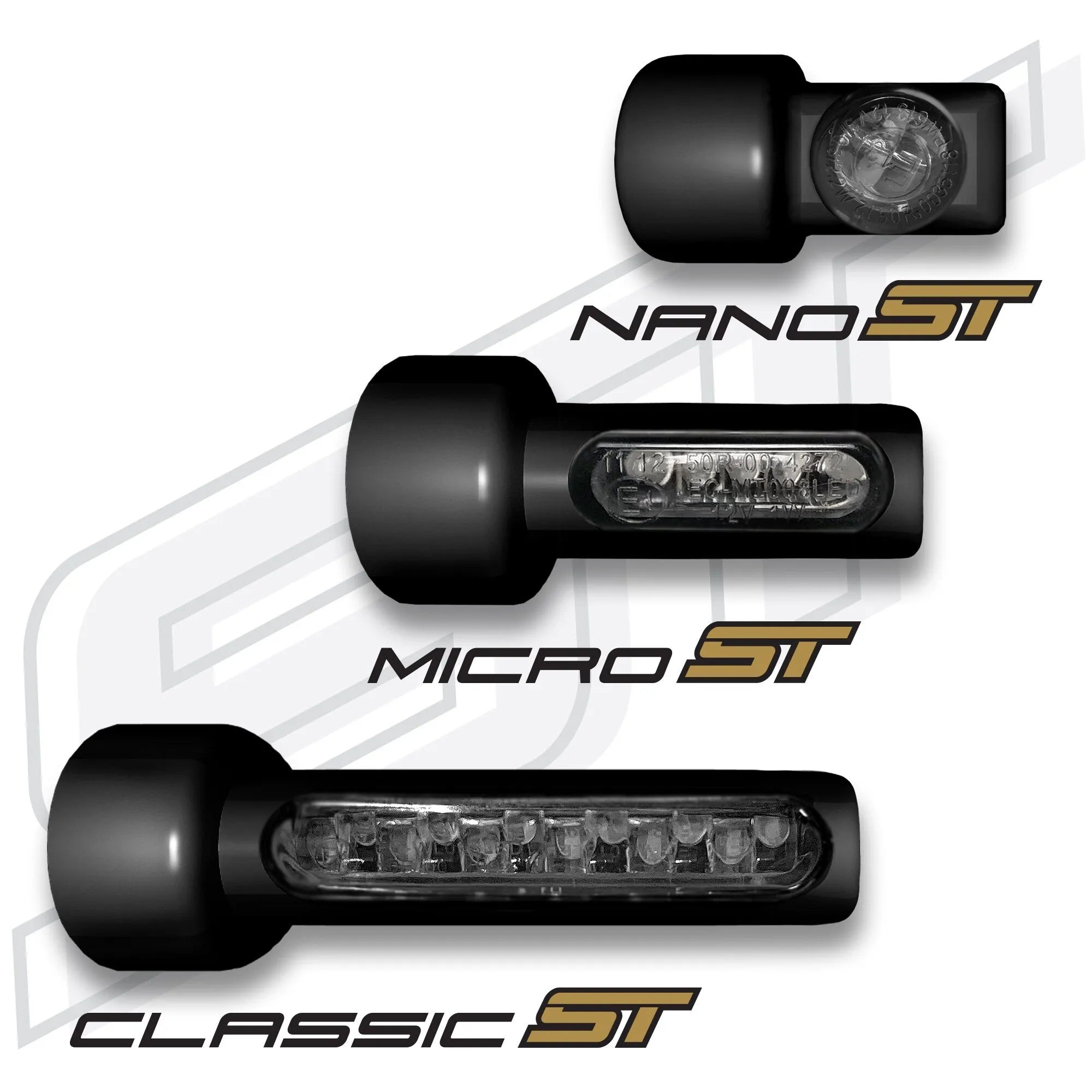 Heinz Bikes Nano Blinker - Stealth Motorcycle Turn Signals