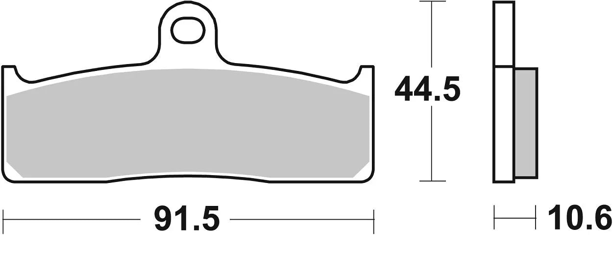 Sbs Ds Racing Dual Sintered Bremsbelagsatz