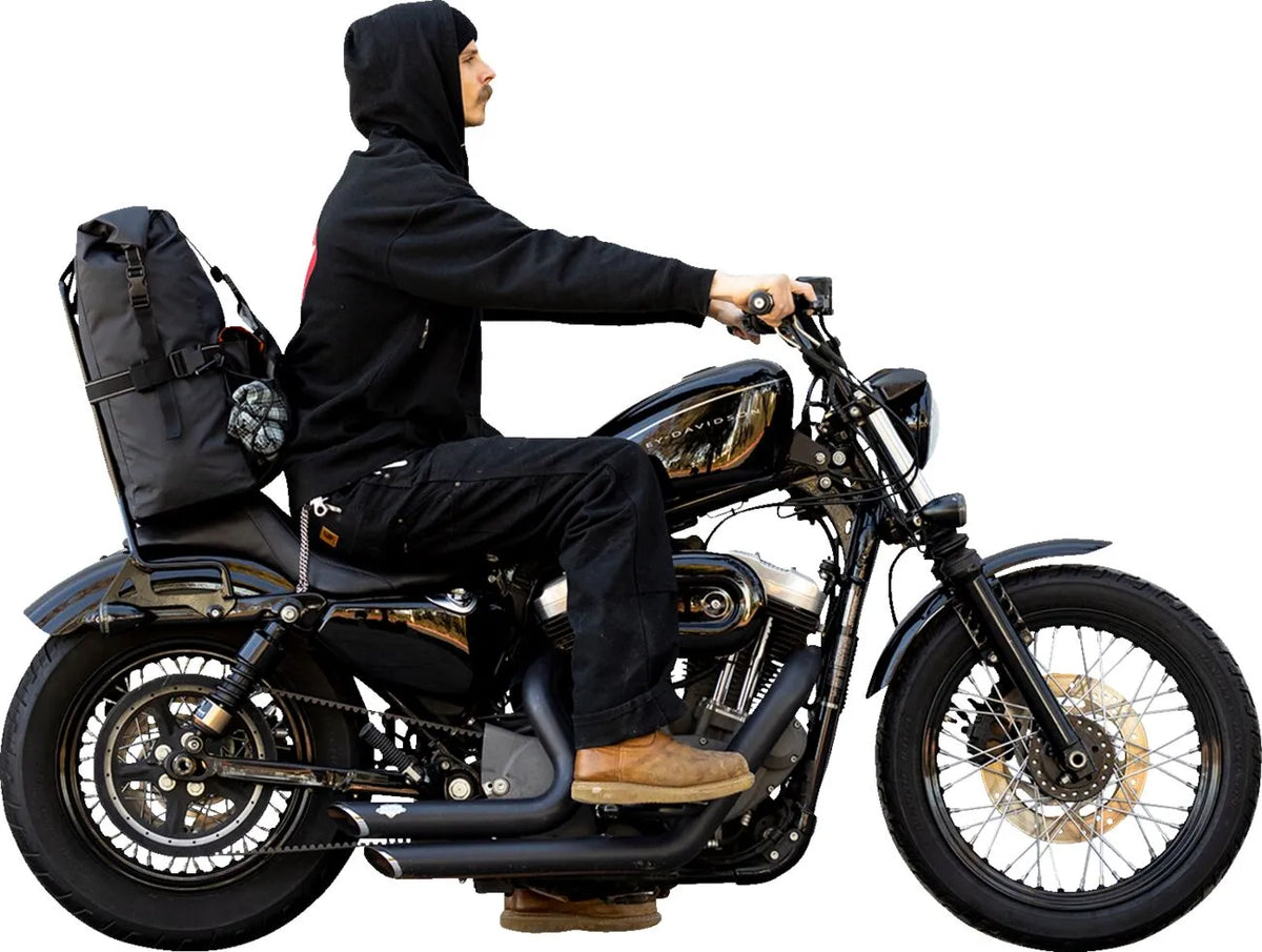 Biltwell EXFIL-60 1680D Polyester Roll Bag - Black - 3016-01