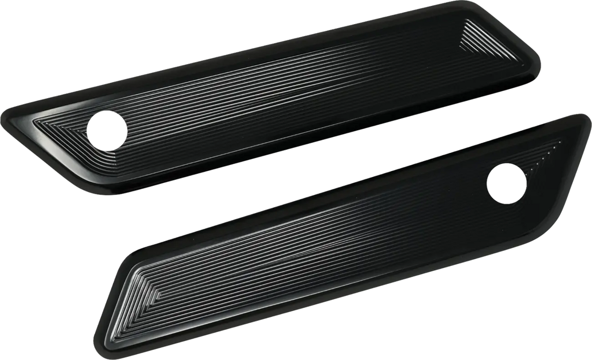 Kodlin USA Vektor Saddlebag Latch Covers Gloss Black