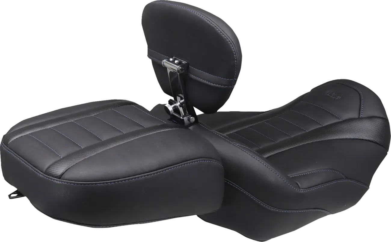 Mustang Deluxe Touring Solo Seat - For Harley Davidson