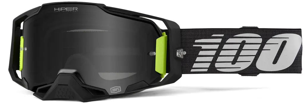 100% Armega Tetsumi HiPER Goggles Black Mirror