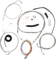 La Choppers SS Braided Mini Ape Cable Kit for Sportster XL 1200 C