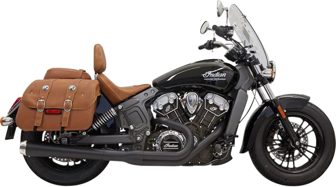 Bassani Xhaust Road Rage 2:1 Schwarze Auspuffanlage