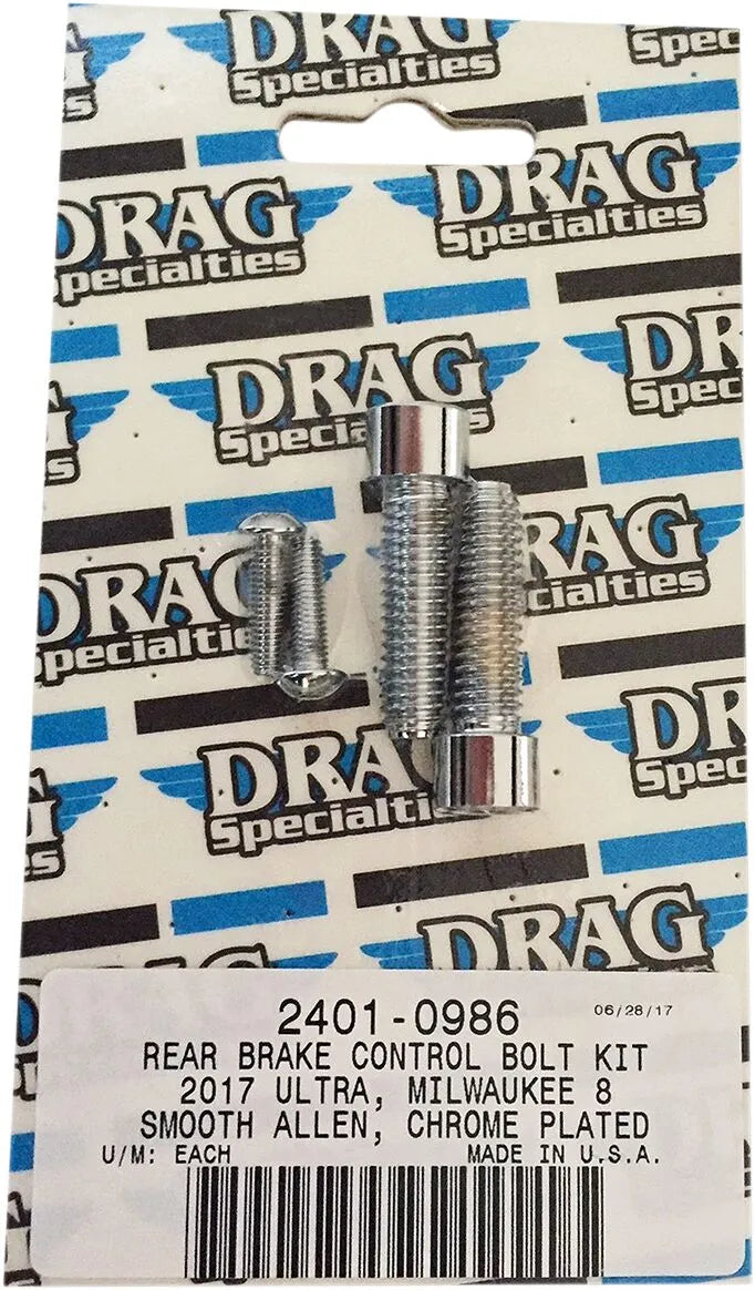 Drag Specialties M8 Chrome Bolt Kit for Harley Davidson M-Eight