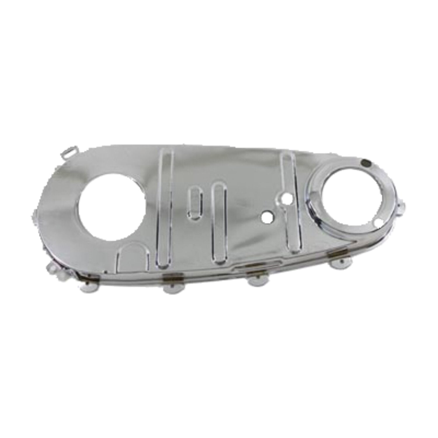 MCS Steel inner primary cover - Chrome