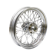 MCS 3.00 x 16 dual flange wheel 40 spokes chrome