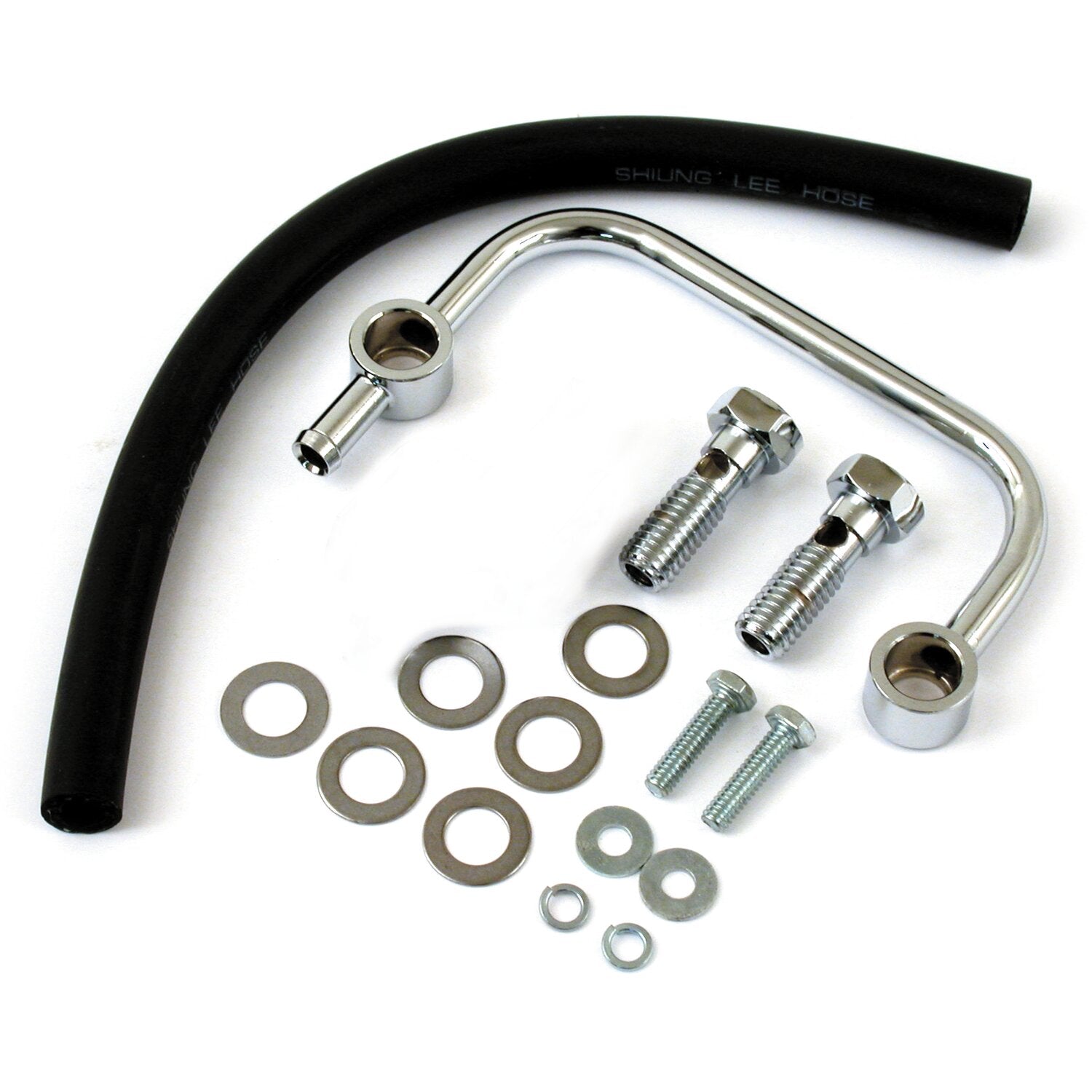 MCS Air cleaner breather kit - Chrome