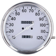 MCS FL speedometer '36-40 face' white - 2:1 mph