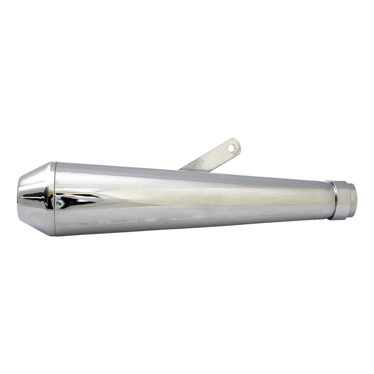 MCS Megaton universal muffler 17" long chrome