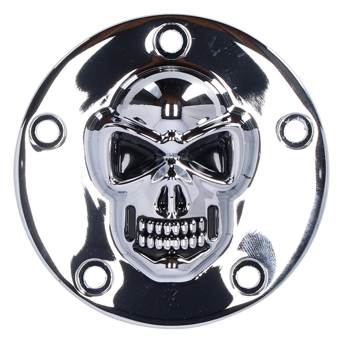 MCS Skull point cover 5-hole - Chrome