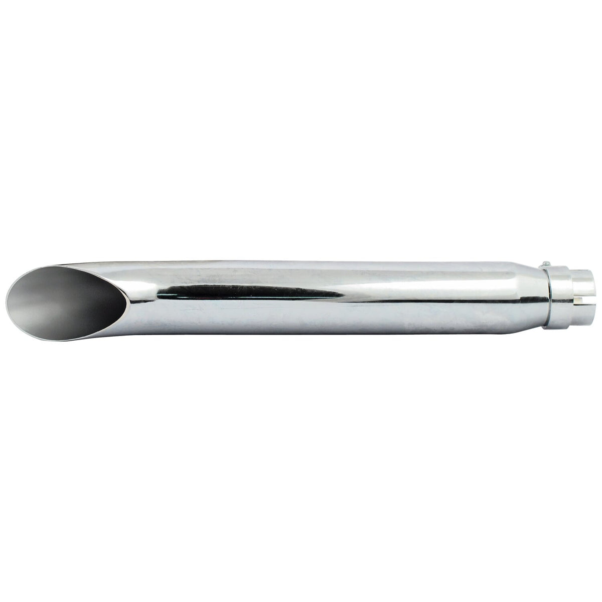 MCS Turn out universal muffler 20" long chrome