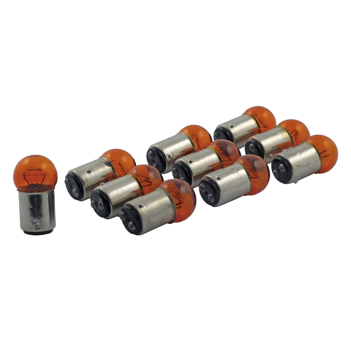 MCS Turn signal bulb small diameter - Amber lens - 21cp/6cp