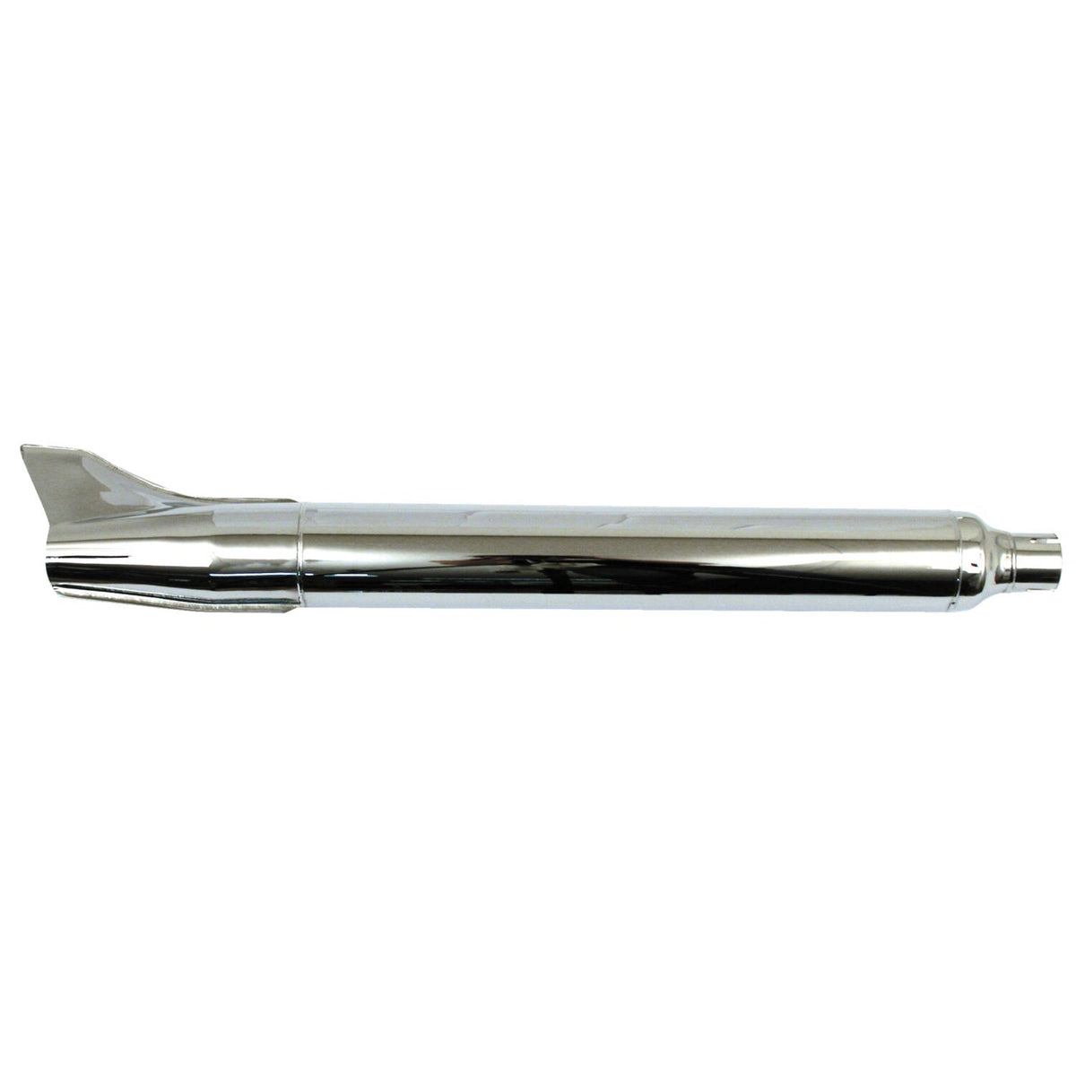 MCS 58-66 OEM style rocket Fishtail muffler 33" long chrome