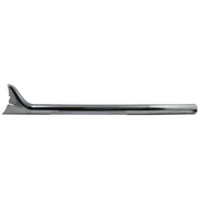 MCS Slip-on Fishtail exhaust extension 36" long chrome
