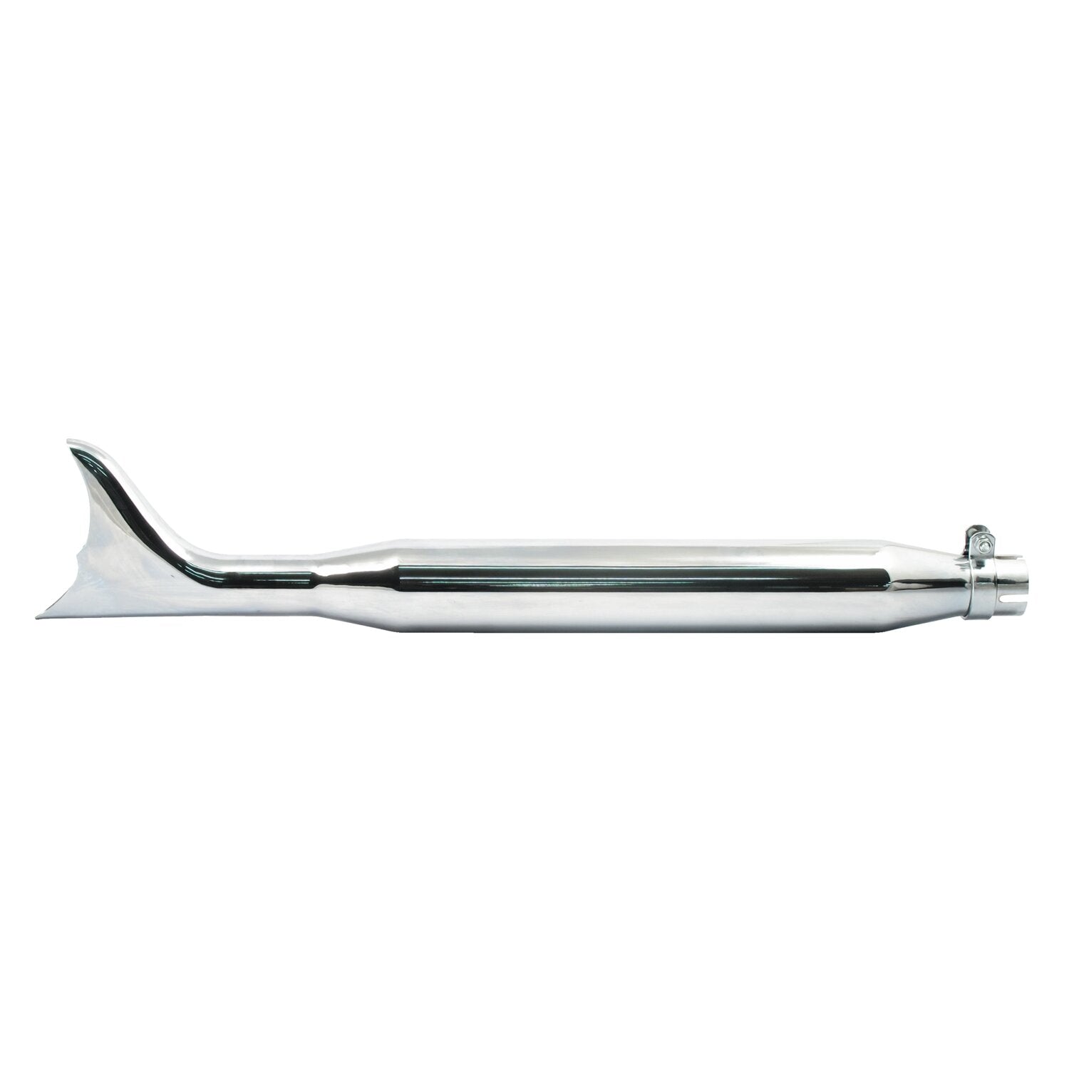 MCS Batwing Fishtail universal muffler 30" long chrome