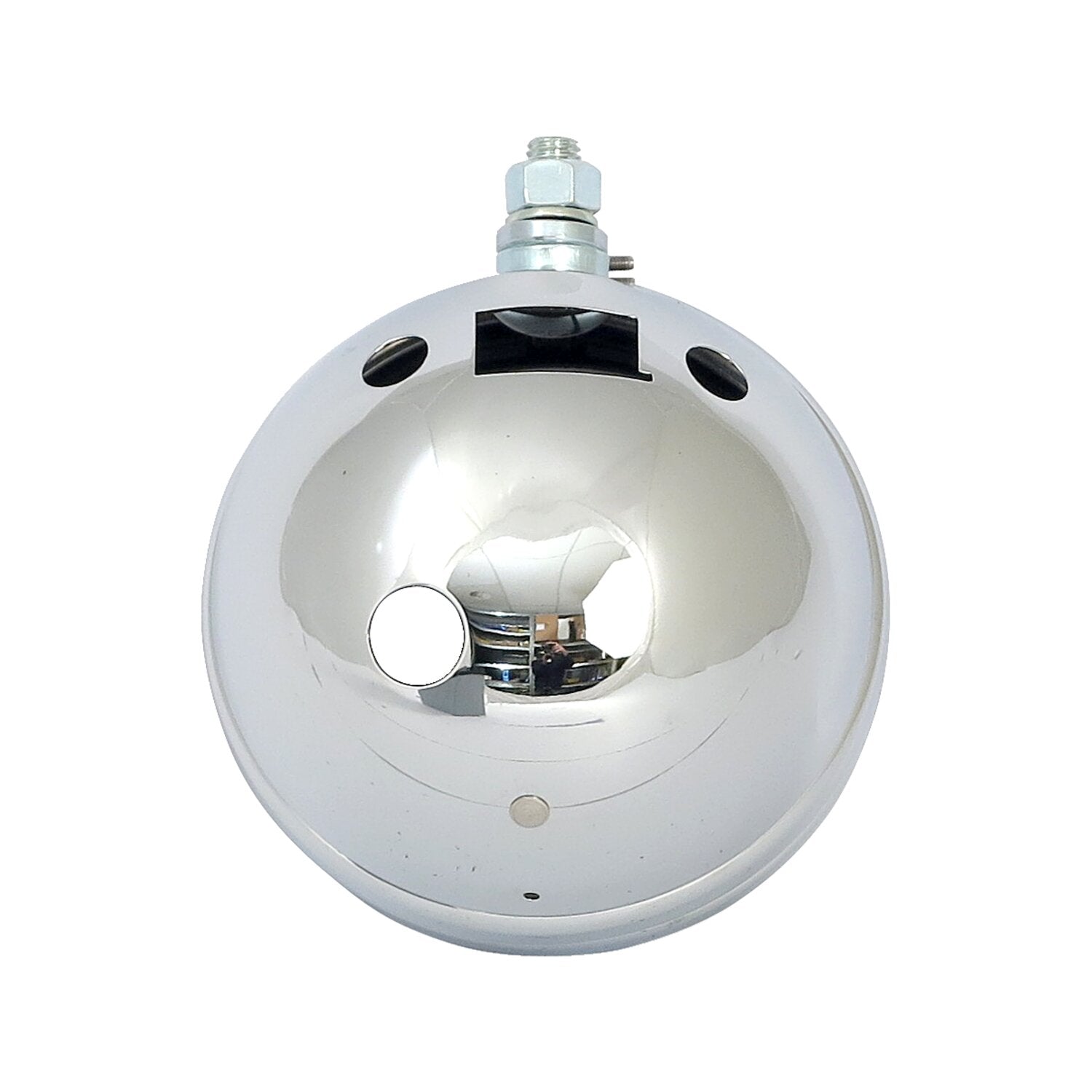 MCS OEM style 5-3/4" FX FXR XL headlamp shell only - Chrome