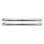 MCS Universal head pipe extension set 30" long chrome