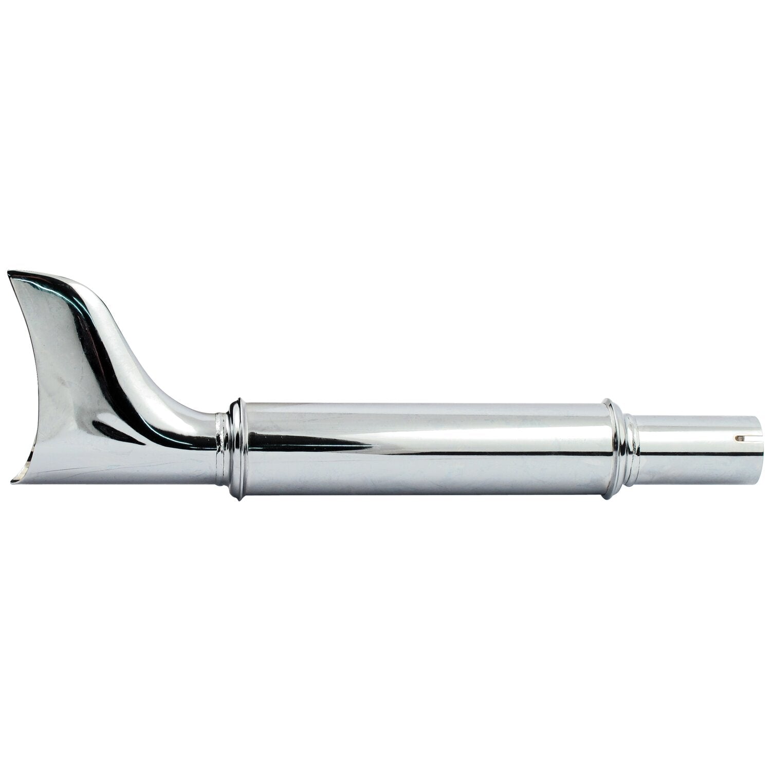 MCS Fishtail classic universal muffler 20" long chrome