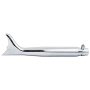 MCS Batwing Fishtail universal muffler 22" long chrome