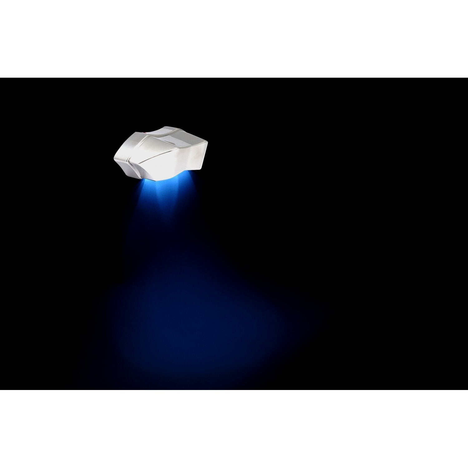 Highway Hawk LED license plate light Nitro chrome - ECE appr
