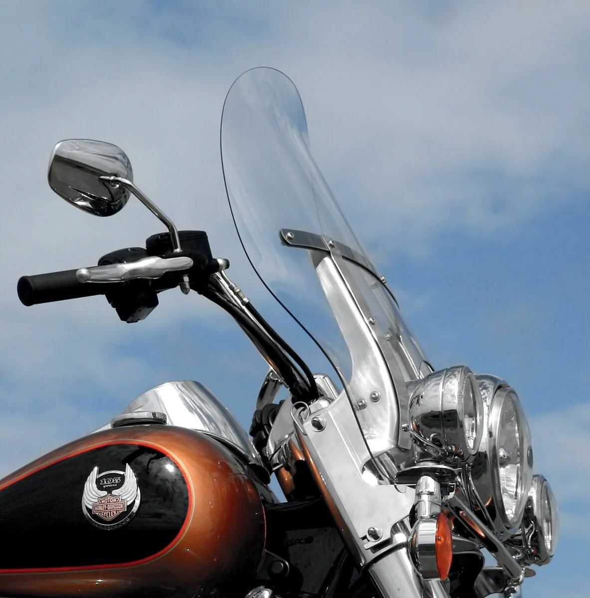 Klock Werks Windshield - Clear Polycarbonate
