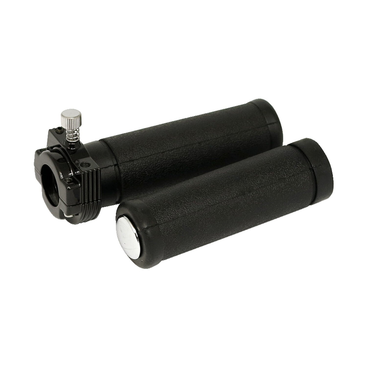 MCS OEM style throttle assembly with grips single cable - Black