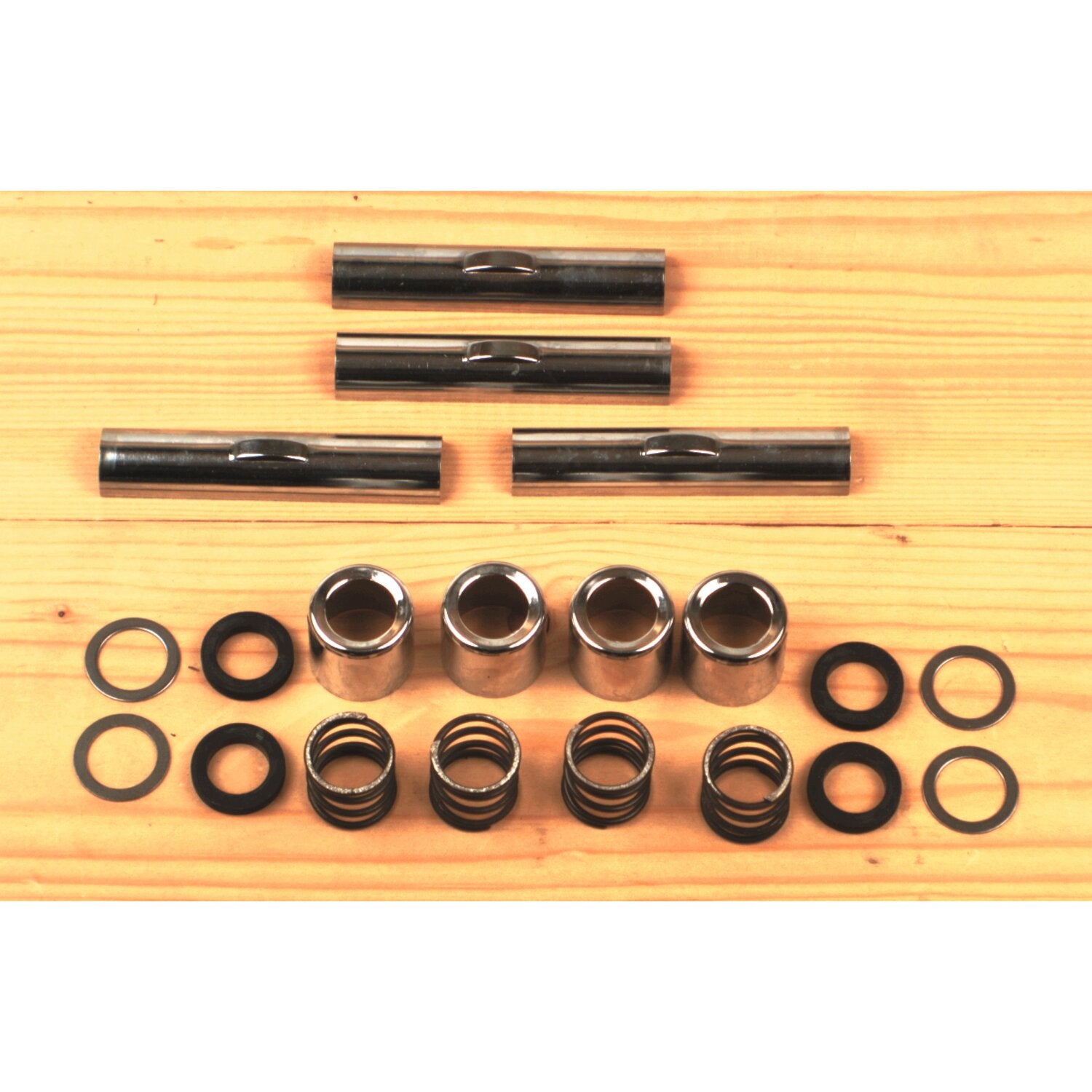 Colony +.200" stroker upper pushrod cover kit - Chrome