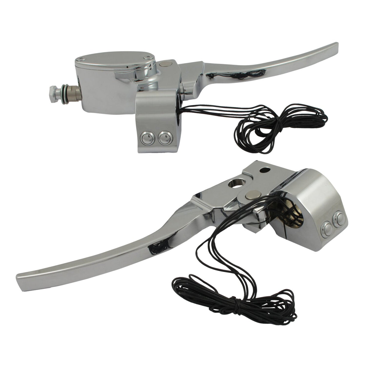 MCS Custom handlebar control kit mech - Clutch - Chrome