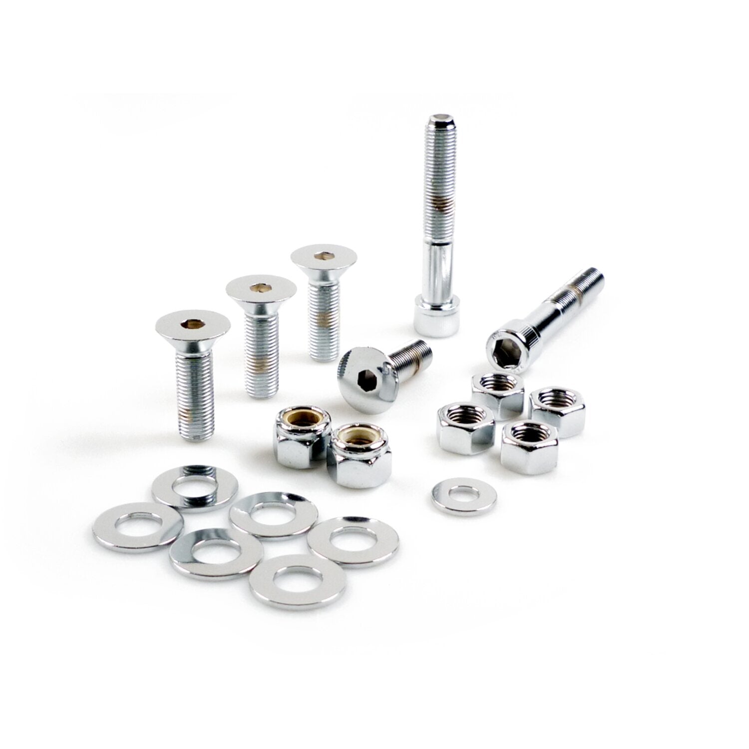 Gardner-Westcott fender strut mount kit - Chrome Allen head