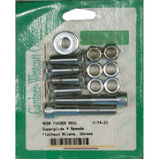 Gardner-Westcott fender strut mount kit - Chrome Allen head