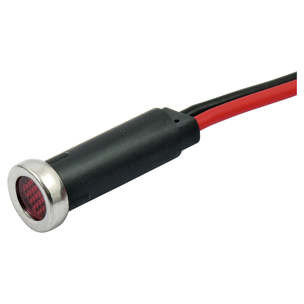 MCS Custom 5/16" LED indicator light - Red lens