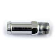MCS Oil line fitting straight - Chrome