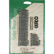 Gardner-Westcott V-Rod side cover set - pol - chr allen