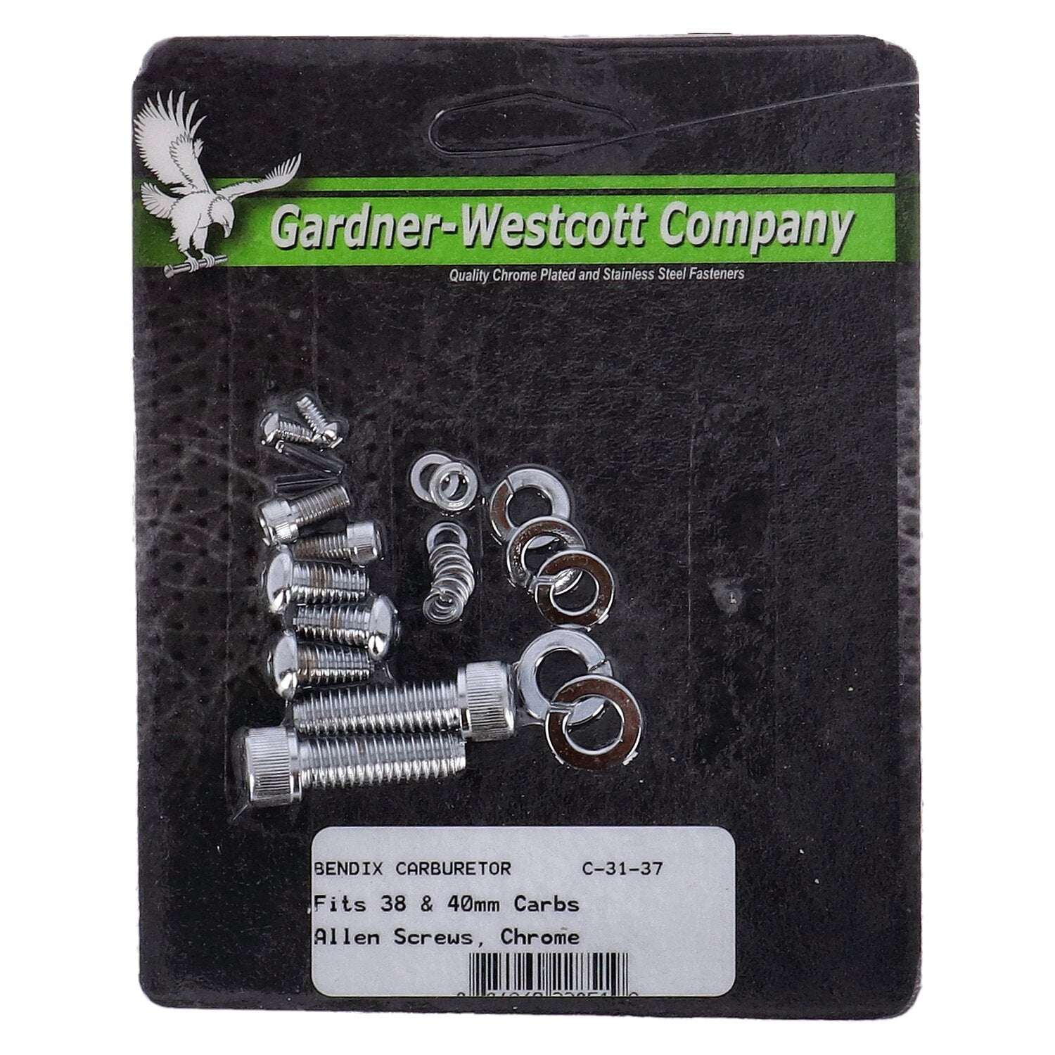Gardner-Westcott Bendix float bowl mount kit - Chrome allen