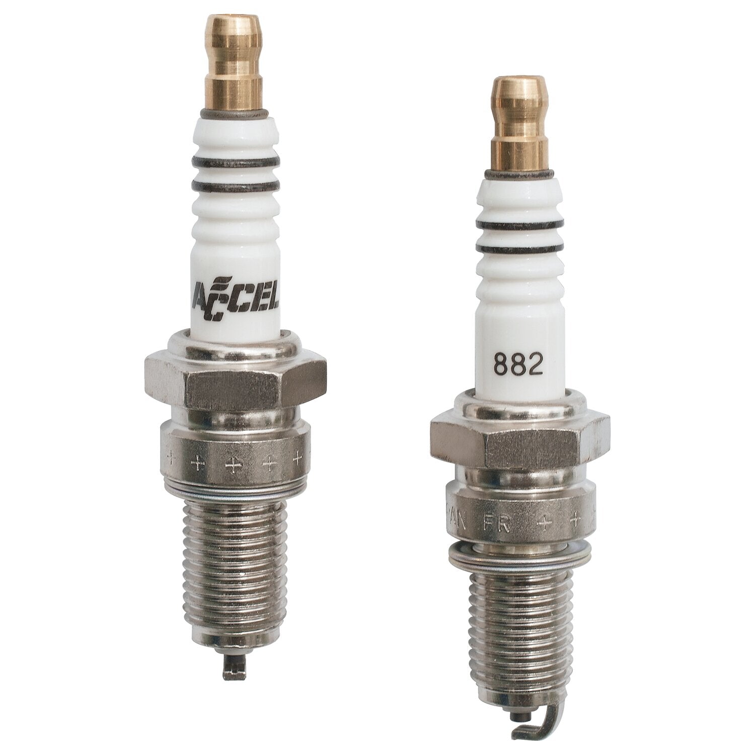 Accel U-groove spark plugs