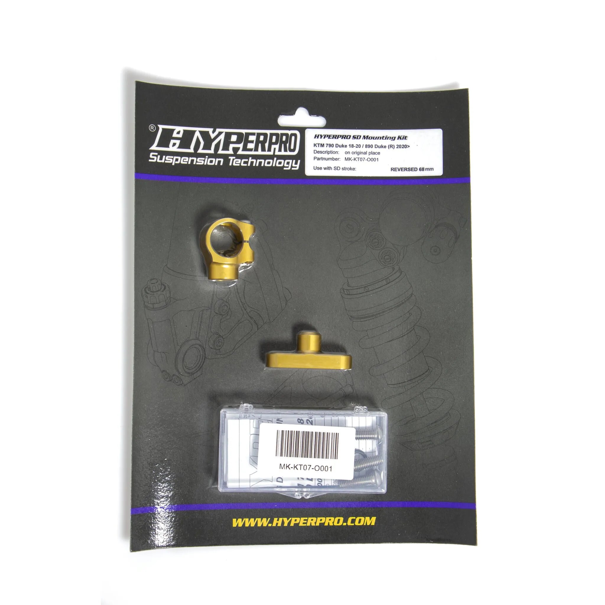 Hyperpro Steering Damper Mounting Kit
