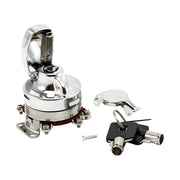 MCS FL style ignition switch 'electronic' - round key stainless