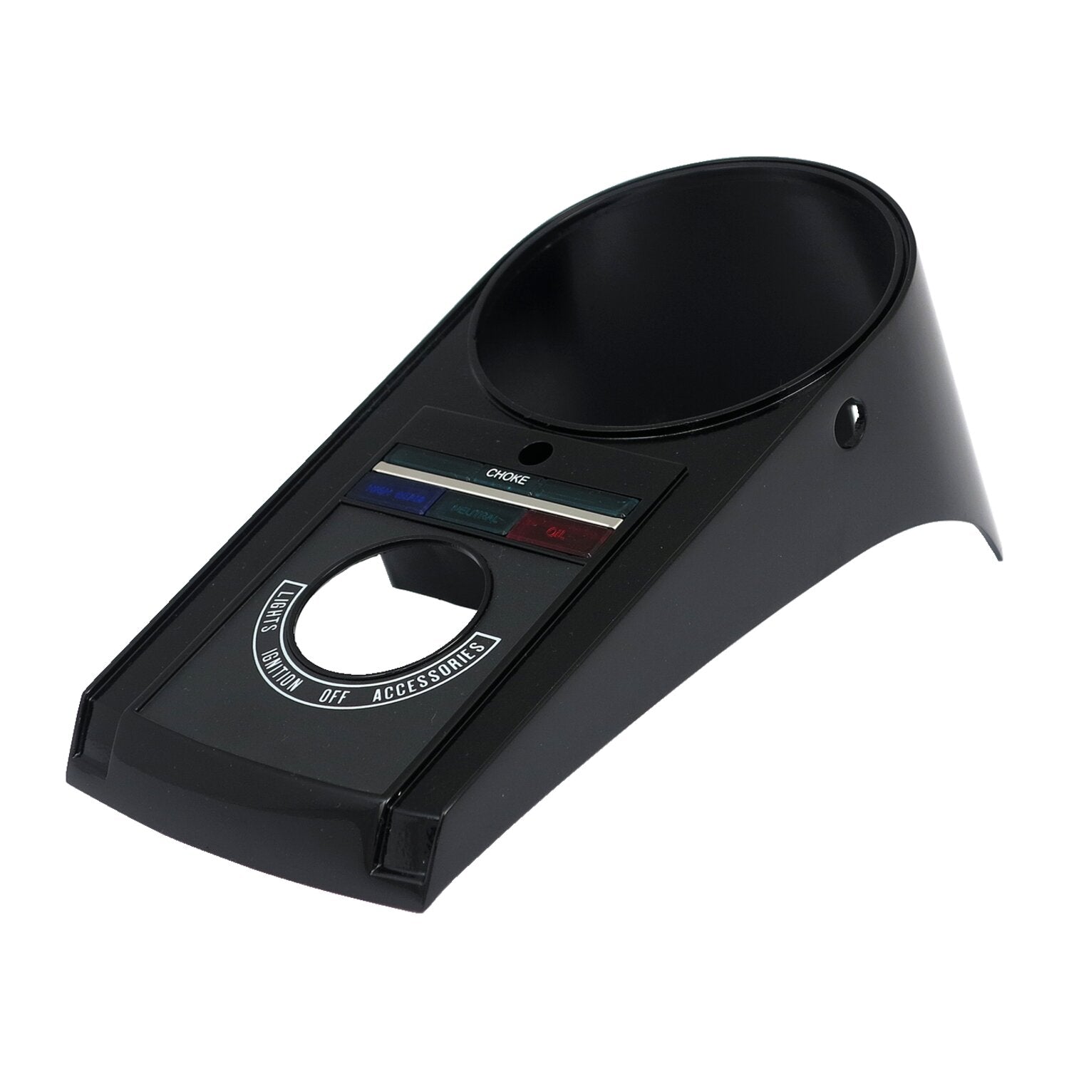 MCS Die-cast aluminum dash cover 68-90 style - Black